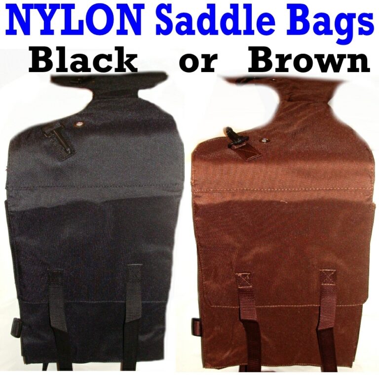 Economy Nylon horse saddle bags by Saddle Barn