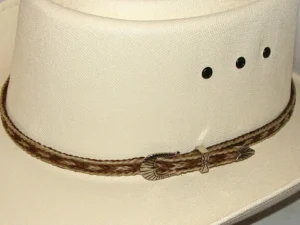 brown horse hair cowboy hat band