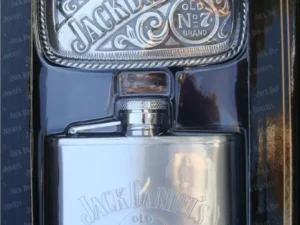 jack daniels buckle flask set