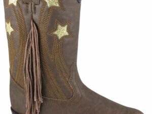 Distressed Brown Fringe cowboy boots