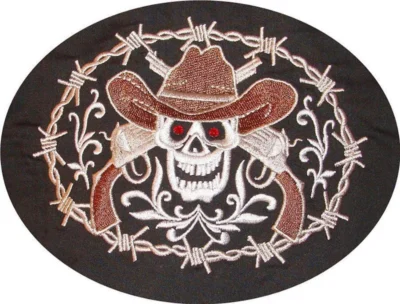 mens skull cross bones western embroidered black cowboy shirt for men