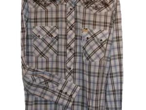 mens western plaid shirt