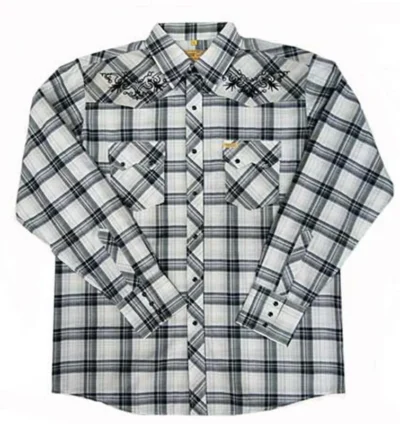 mens western plaid shirt