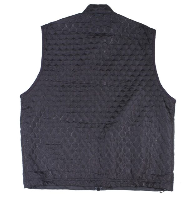 A Fleecy plaid Button-In Liner Vest for Kakadu brand jackets on a white background.