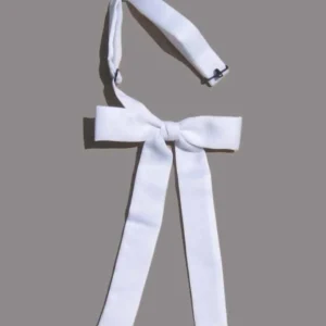 white Kentucky Colonel tie