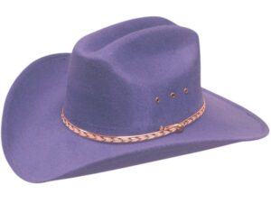 Purple Summit Faux felt traditional cowboy hat Image