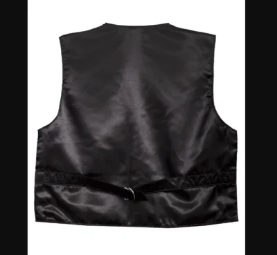 <div class="qsc-html-content"> Scully Kids Black Lambskin leather Cowboy vest <ul style="list-style: square inside none;"> <li><strong>LAMBSKIN LEATHER</strong></li> <li>Frontal Leather, Back is satin</li> <li>Metal Snap front</li> <li>XS - XL</li> </ul> </div> •