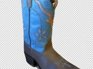 youth turquoise blue cowboy boots