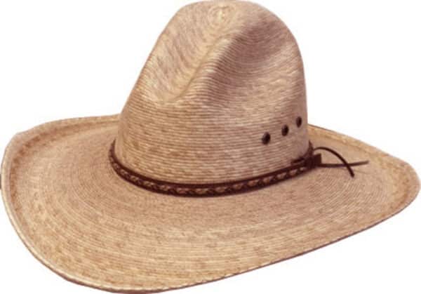 <strong>Adult Toasted Sahuayo Palm Gus Crown 100X Straw Cowboy Hat</strong> <ul> <li>100X</li> <li>Crown: 3 1/8" - 5 1/4"</li> <li>Brim Size: 4"</li> <li>6 5/8  - 7 5/8</li> </ul> •