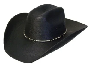 Sahuayo Palm Truman 1000X Black Straw Cowboy Hat