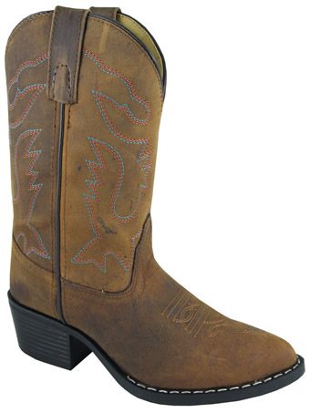 Dakota Brown leather J toe cowboy boots