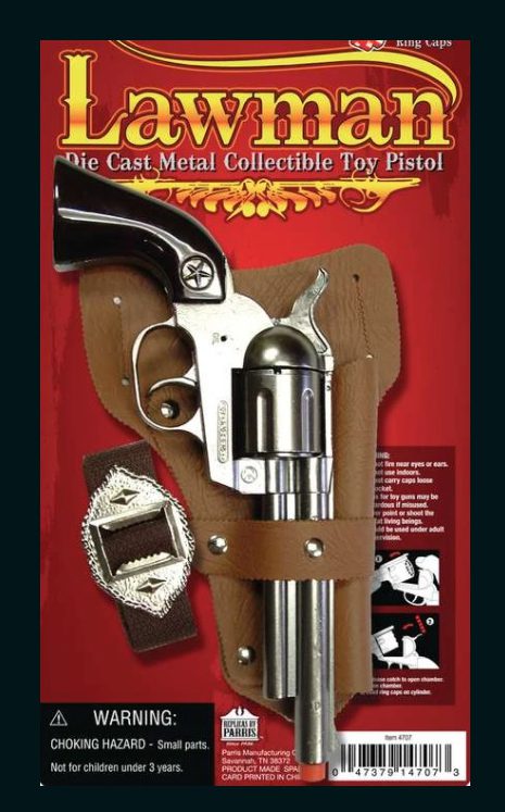 THE LAWMAN Die Cast Metal Toy Gun Product Image
