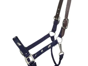 gatsby Padded Leather Horse Halter oversized