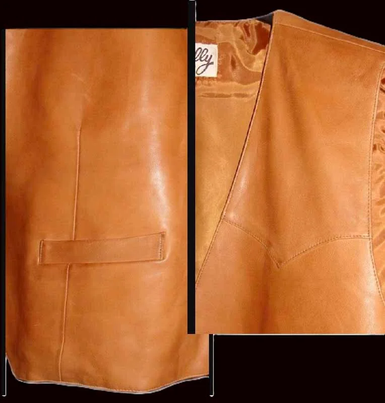 Scully Men’s Lambskin Western Vest – Ranch Tan – Big & Tall 2 Scully Men’s Lambskin Western Vest – Ranch Tan – Big & Tall