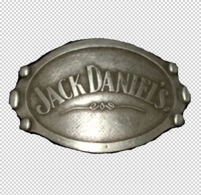Jack Daniel logo belt buckle