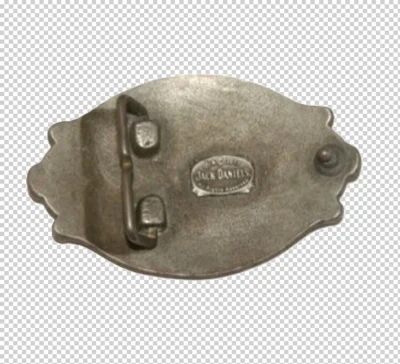 Jack Daniel logo belt buckle