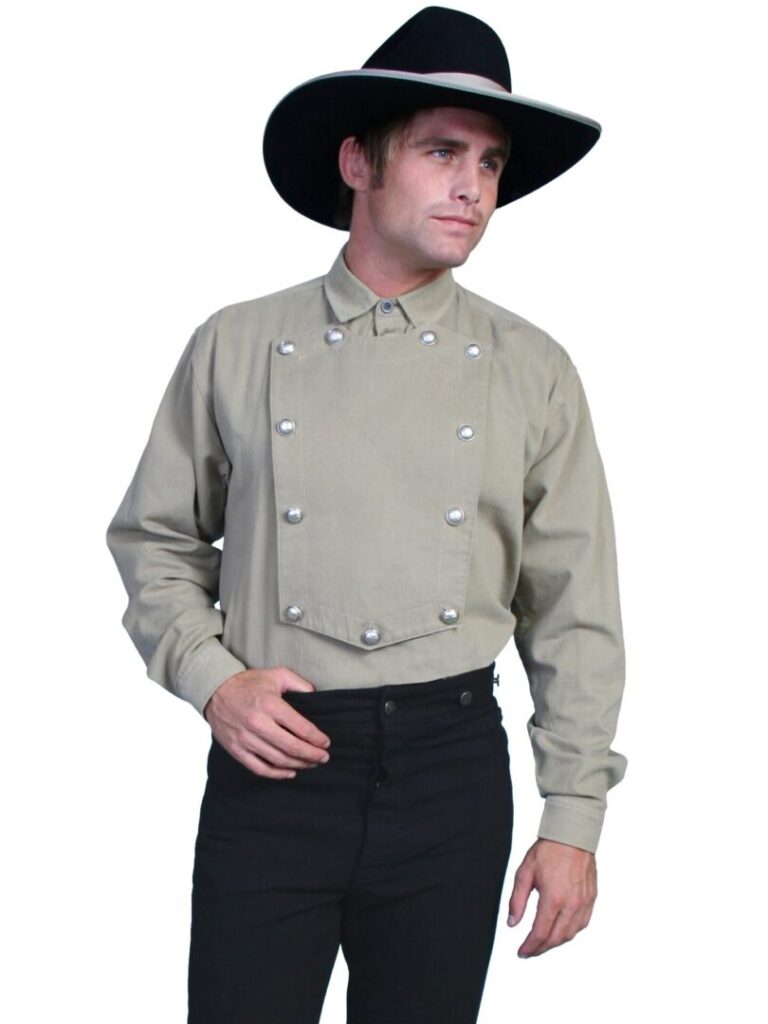 Guy posing in a cowboy hat and shirt