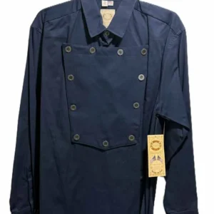 mens brown bib shirt usa made