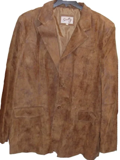 Men's Scully Leather Cowboy sport coat Blazer