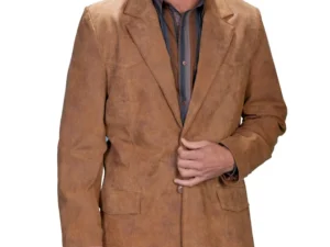 Men's Scully Maple Leather Cowboy sport coat Blazer