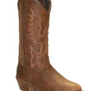 Men's Tan Bison Leather Cowboy boots