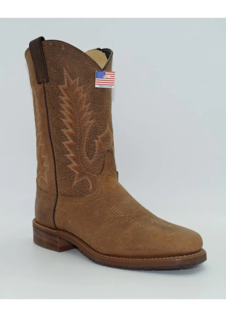 Mens bison cowboy boots