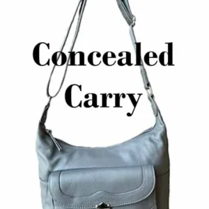 leather concealed carry handbag
