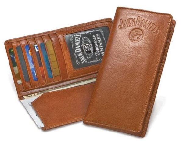 Whiskey "Signature Rodeo" Jack Daniels checkbook wallet.