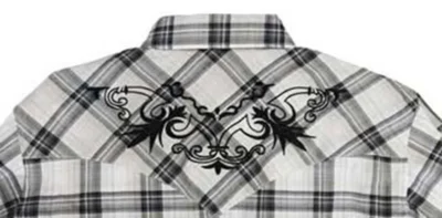mens western plaid shirt