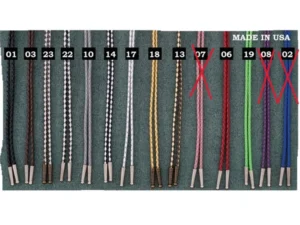 USA MADE Leatherette Bolo Tie Strings, Cords - Pick Colors