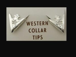 The Wild Cowboy Sterling silver Star Shirt collar tips