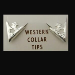 The Wild Cowboy Sterling silver Star Shirt collar tips