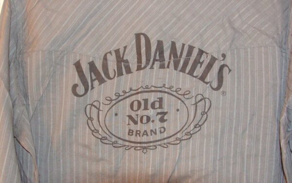 Jack daniels old no 2 striped shirt.