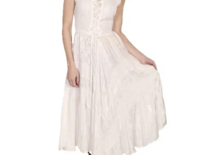 ivory strapless Country western dress for women