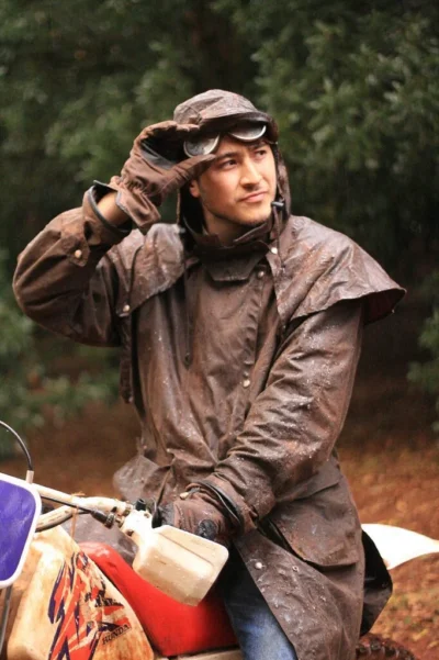 Men’s Waterproof Oilskin Drover Coat Jacket