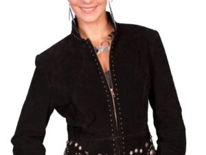 Concho Country Scully Womens Black western Jacket Image