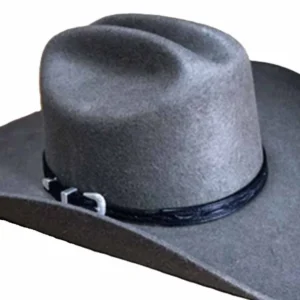 leather tooled cowboy hat band