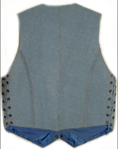 <div class="qsc-html-content"> Womens Denim Leather Concealed Carry Western Vest <ul> <li>Looks and feels like BLUE DENIM JEANS</li> <li>Braided leather accents</li> <li>Snap front</li> <li>SIZES: XSM to 3XL</li> </ul> </div> <strong>Condition:</strong> New •
