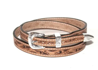 leather cowboy hat band