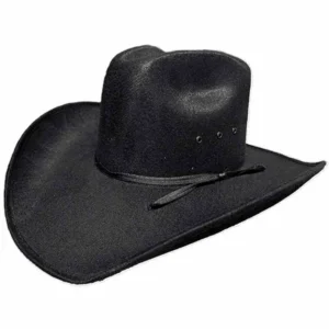 Black Felt Pinch Front Cowboy Hat - Matt Farris Hat Collection
