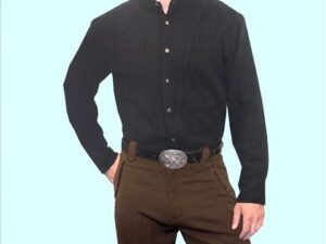 Brown Western dress pants with smile pockets