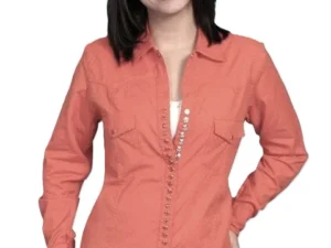 Scully Ladies 20 Snap Mandarin Western Shirt