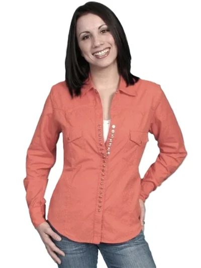 Scully Ladies 20 Snap Mandarin Western Shirt