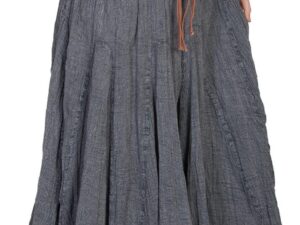 Scully Womens Charcoal Grey Full Length Western Skirt