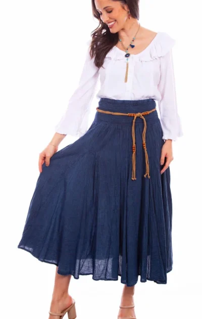 womens acid wash wrinkle skirt