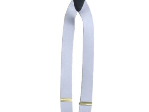 Scully Rangewear Grey French Satin Suspenders 1.5