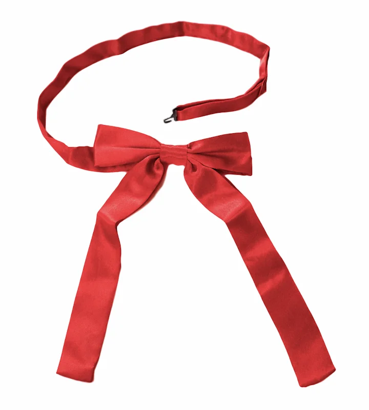 Scully Rangewear - 6.75" Red Kentucky Colonel Bow Tie - Adjustable 3 Scully Rangewear - 6.75" Red Kentucky Colonel Bow Tie - Adjustable