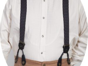 Scully Rangewear Black Diamond Pattern Y Back Suspenders
