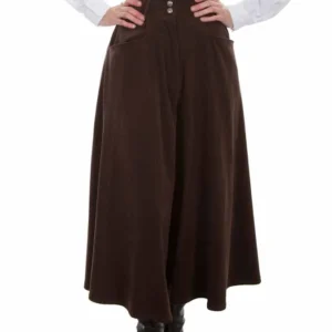 women's frontier split riding skirt pants