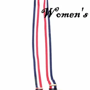 Women's 1800s Suspenders – Red White & Blue Y Back